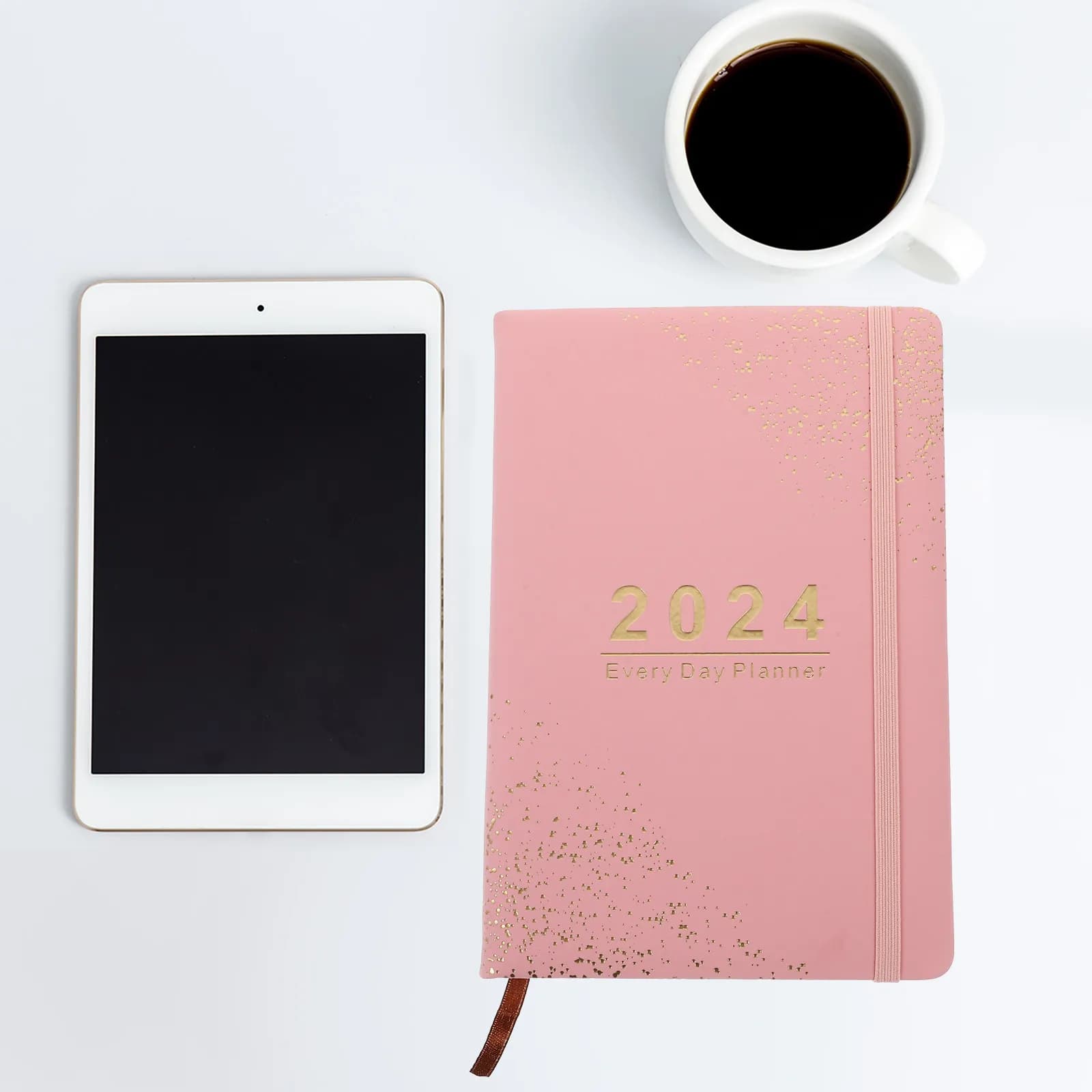Agenda Giornaliera per Studenti, Blocco Note Portatile, Quaderno con Pagine Lisce per Ufficio, Casa e Pianificazione Viaggi