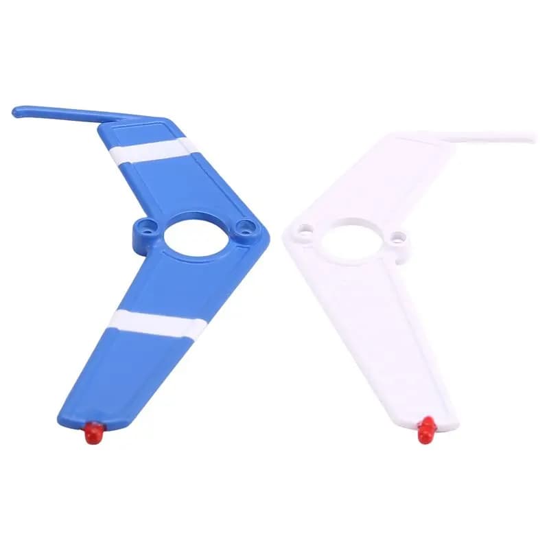 Set di ali verticali M01K 2PCS per aggiornamento elicottero RC C138, compatibile con RC ERA C138 Bell 206 1:33, ricambi per elicottero RC