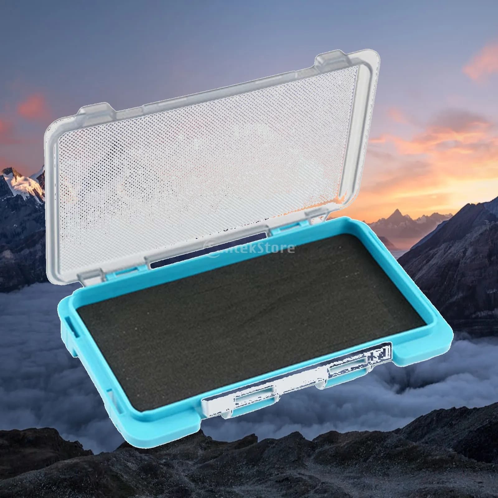 Portable Box Fishing Tackle Storage Organizer Hard Case for Freshwater Saltwater Fishing Trips