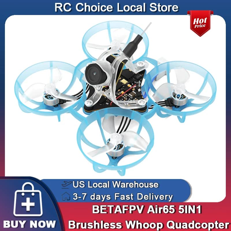 BETAFPV Air65 5 IN 1 Brushless Whoop Quadcopter RC Racing Freestyle Droni spediti dagli Stati Uniti