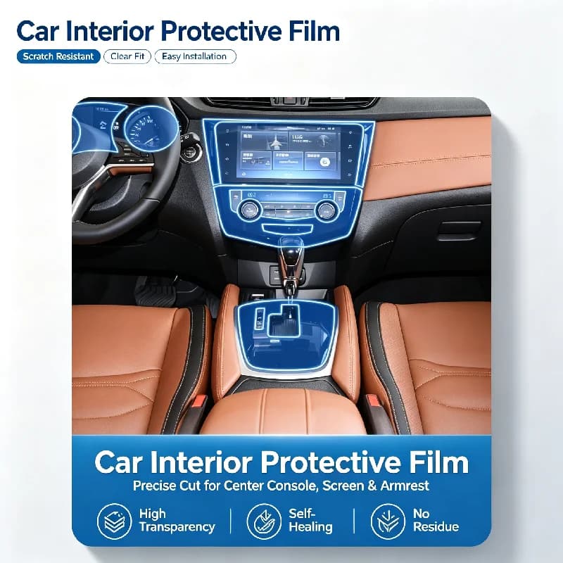 For 19-21 Nissan X-Trail full interior film, screen protector, center console film, modification