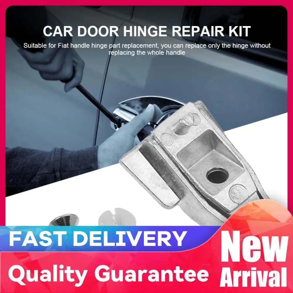 Kit di Riparazione Cerniera Maniglia Esterna 51964555, Strumento per Riparazione Cerniera Maniglia Porta Esterna in Ferro Zincato per Fiat 500 2008-2023