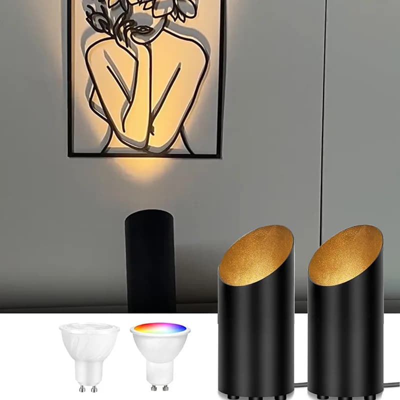 Flooring spotlights for interior Light for plants/image in pot Lighting Room angle Decorating environment Spot lamps 5 W Gu10 bulb