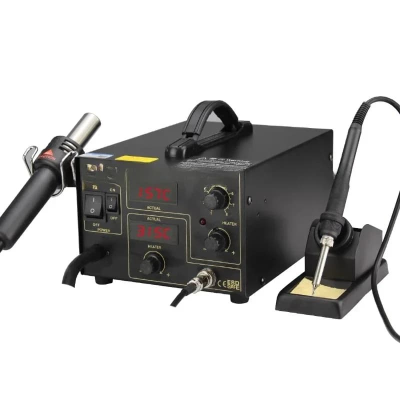 Nuovo 270 W per stazione di saldatura Gordak 952 + pistola termica ad aria calda 2 in 1 per stazione di rilavorazione SMD BGA 1 pz