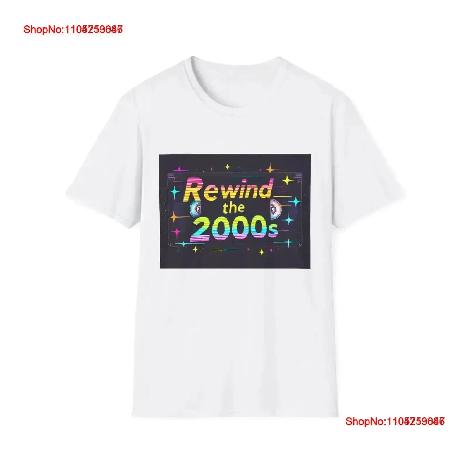 Riavvolgere gli anni 2000 Retro VHS T Shirt Cultura pop Nostalgia vintage Lavato Traspirante Casual Confortevole Leggermente Versatile homme