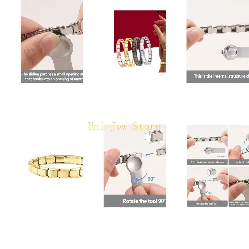 Bracciale a catena staccabile delicato 40 per regali da sposa e damigelle