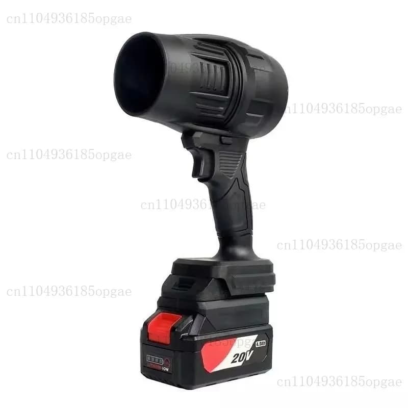 Violent turbine fan, industrial hair dryer, lithium battery, powerful compressed air gun for dust removal and water blowing