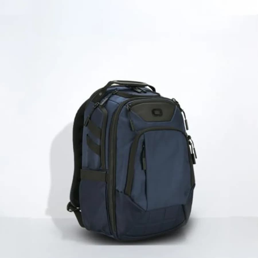 RENEGADE DNA Backpack in Dark Blue for Urban and Outdoor Use, Material in Resistant Polyester, Light Design with Multiple Parts