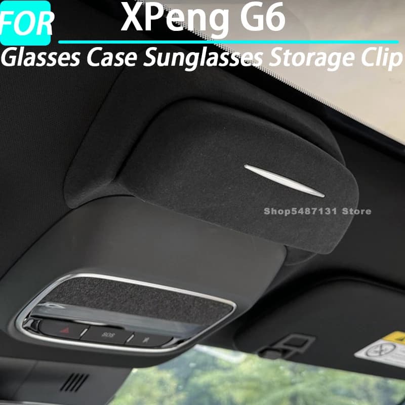 Custodia per occhiali per auto Clip per riporre occhiali da sole per accessori interni XPeng G6 2023 2024 2025
