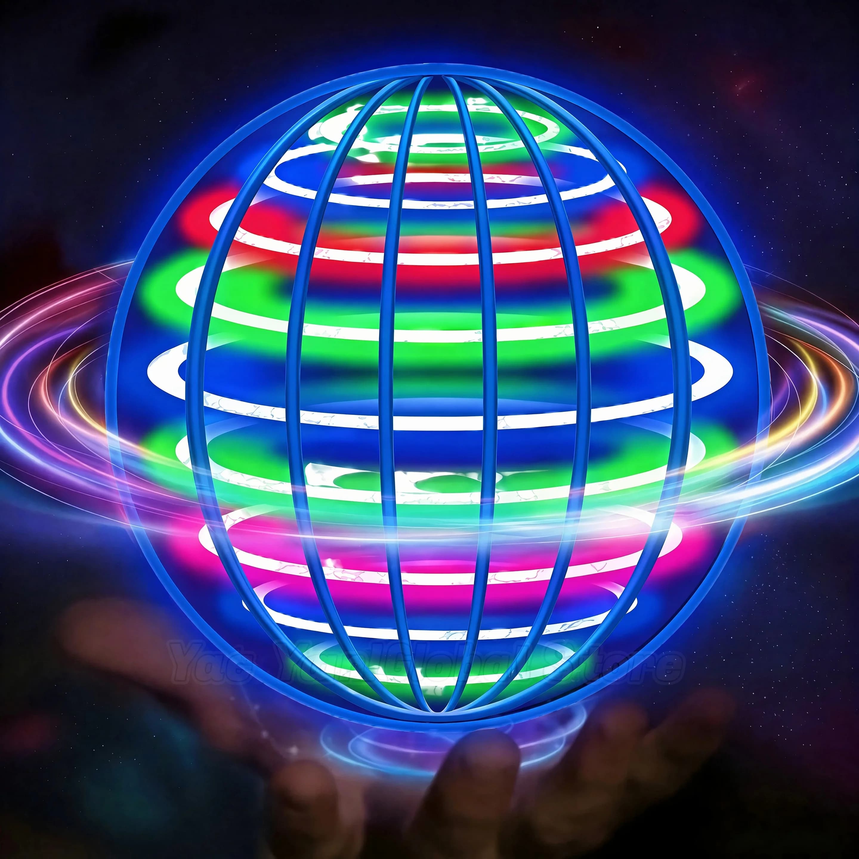 Palla volante Boomerang Spinner Fly Toys Orb Palla magica Drone Giocattoli Bambini Bambini Compleanno Natale Agitarsi Giocattoli Regali per la famiglia dei bambini