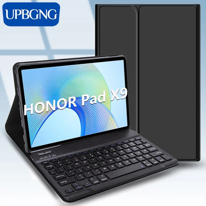 Case with Bluetooth Keyboard for Honor Pad X9 11.5 inch 2023 Tablet Smart Keyboard Cover Shell for Honor Pad X9 Accessories
