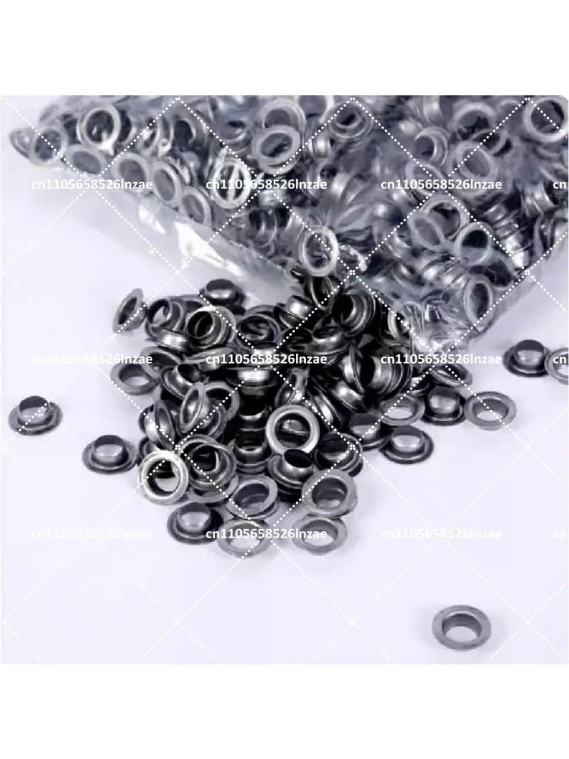 5 Bags 10mm Stainless Steel Eyelets Grommets Rings Buttons for Fabric Punching Machine