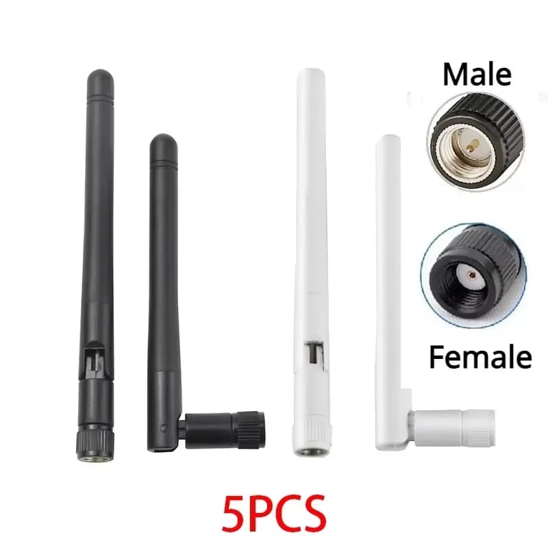 Antenna 5 pieces 2.4G with antenna WIFI SMA male 3dBi Omni with connector RP SMA male female for antenna wireless router wi-fi