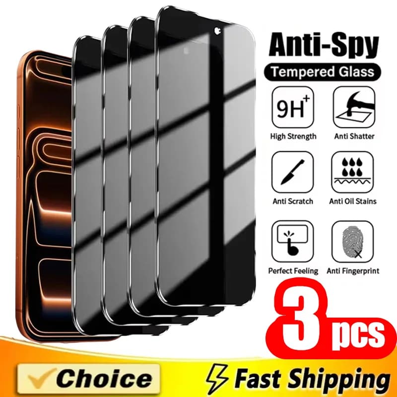 1-3PCS Protezione per la privacy anti-spia per Xiaomi Poco F7 Pro X7 X8 Pro Max X6 X3 NFC M7 M6 M5s M5 C75 C71 C65 Vetro temperato