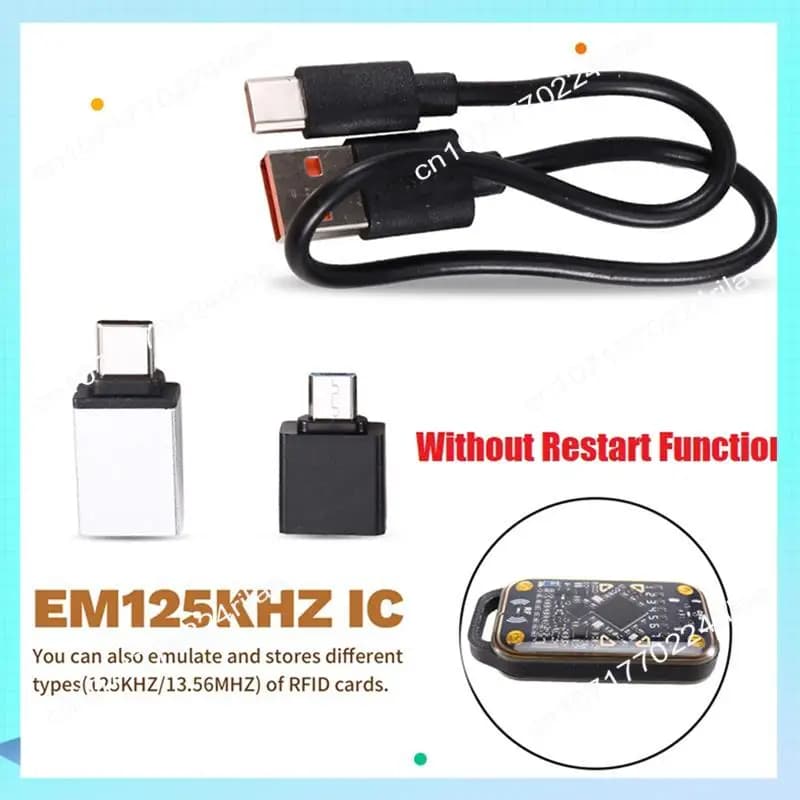 A17Z Chameleon Ultra RFID Smart Card Emulatore Lettore di chip intelligente Duplicatore NFC 125Khz 13,56Mhz ID IC Card Decodifica + 5XCUID Card