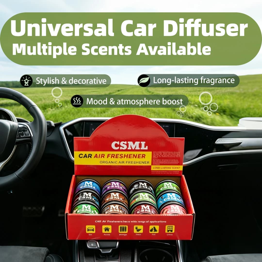 Canned Solid Car Air Freshener Long Lasting Deodorizing Auto Perfume Multi-Scene Interior Fragrance Balm