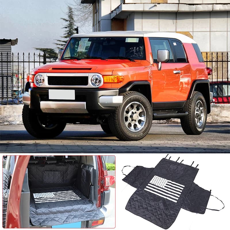 Tappetino Protettivo per Bagagliaio e Sedili Posteriori, Copertura per Animali Domestici, Accessori da Viaggio per Toyota FJ Cruiser GSJ10 GSJ15 2007-2021