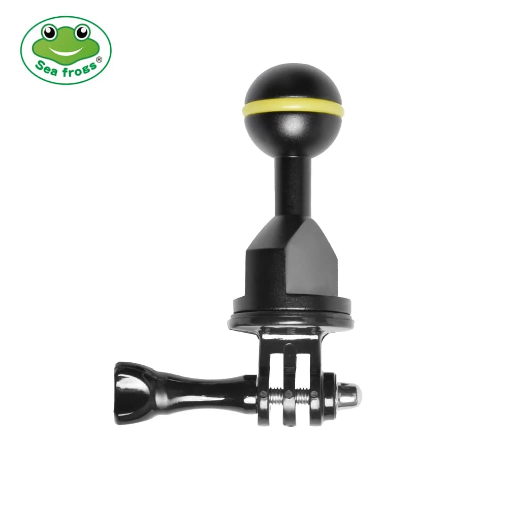 Seafrogs CNC Aluminum Alloy Ball Adapter with 1/4' screw for Gopro Hero 4 5 6 7 8 9 10 Underwater Photo Accessories Kit