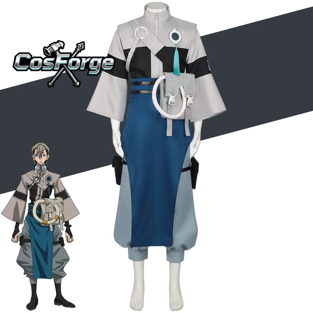 Gachiakuta Guita Li Glaze Cosplay - Jumpsuit Pajama Set Comic Character Halloween Party