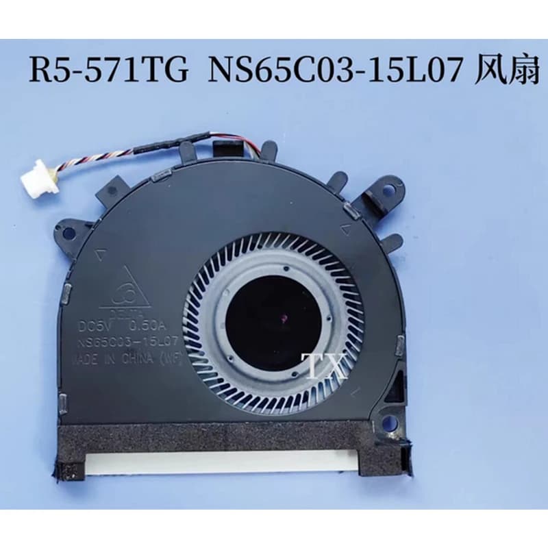 S For Acer Aspire R5-571T R5-571TG Laptop CPU Cooling Fan NS65C03-15L07 DC 5V