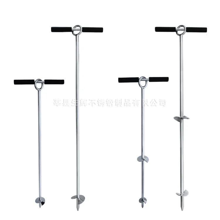 accessori per kayak per barche d'assalto per yacht Ancoraggio da spiaggia da 36 pollici Set da 18 pollici Ancoraggio in acciaio inossidabile 316