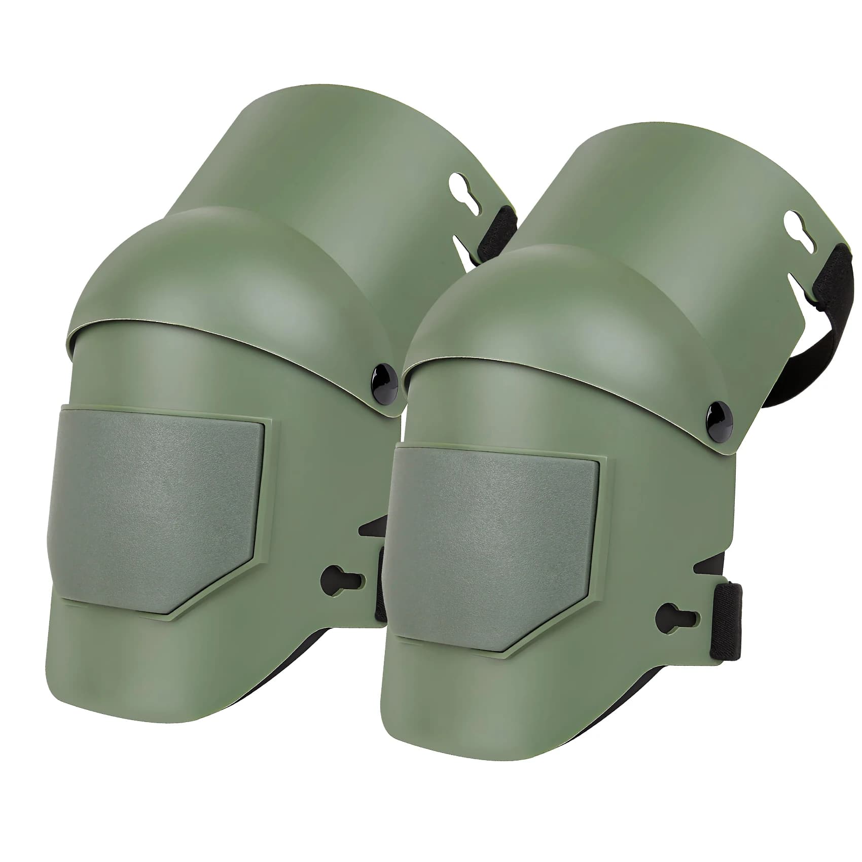 Durable knee pad with robust double adjustable straps, EVA foam cushion, non-slip design for home gardening floor repairs
