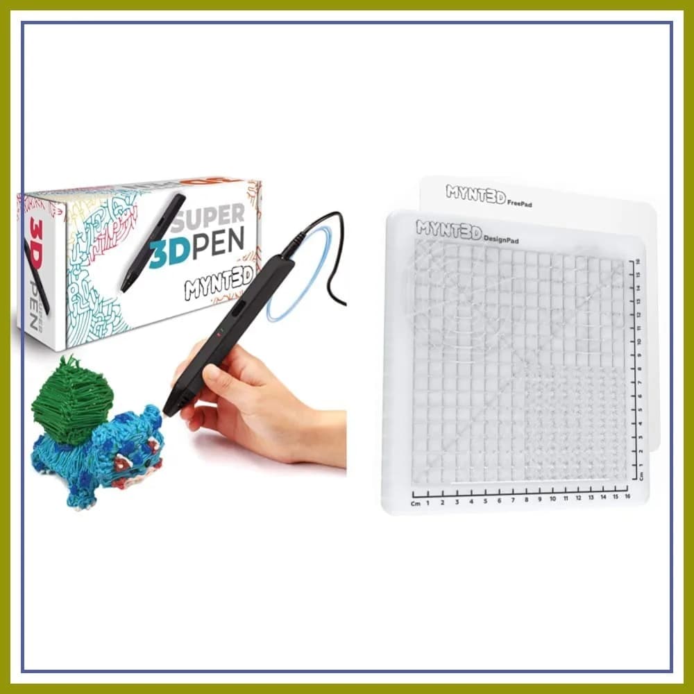 Kit Penna 3D e Tappetino – Disegna in 3D Utilizzando Filamenti ABS e PLA
