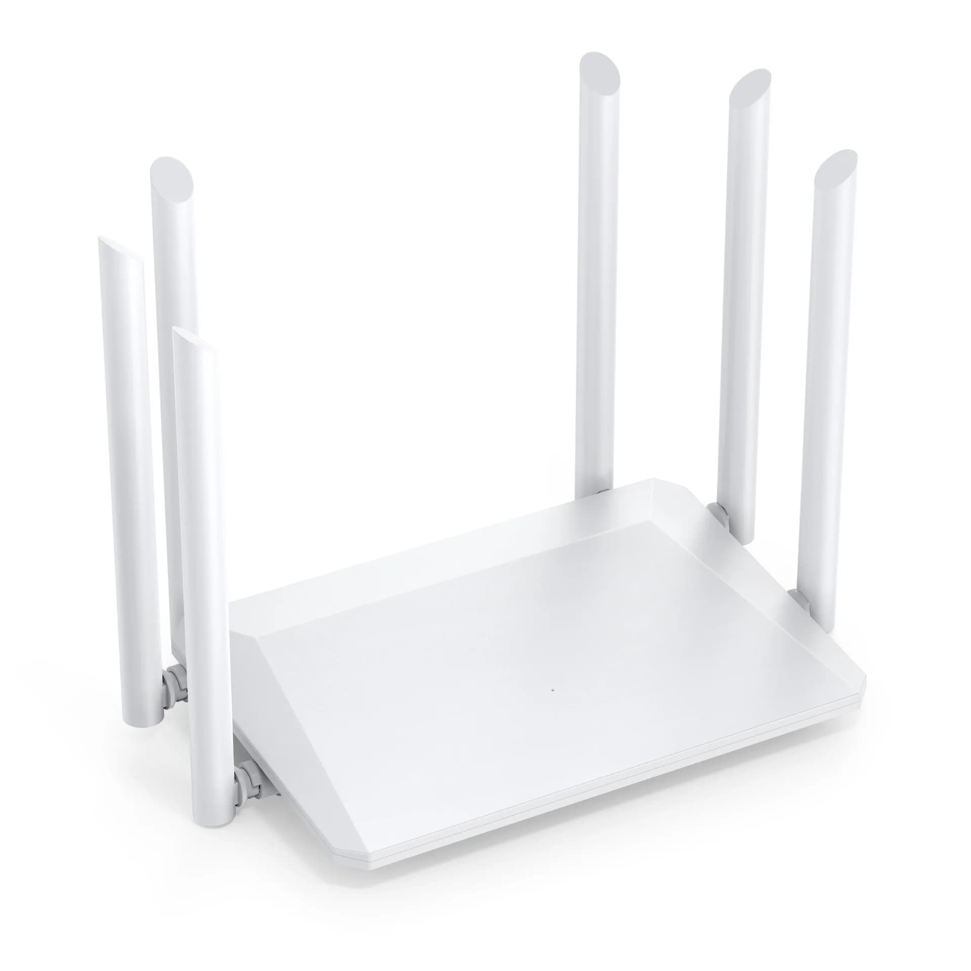 2.4G Band Wireless 1200Mbps Router Wifi Range Repeater with 5*6dBi High Gain Antennas Wider Coverage Wi-Fi Extender