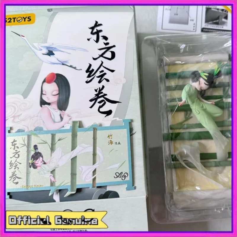 52toys Nuova Serie Sleep Chinese Scrolls 15cm - Mystery Box Giocattoli, Action Figure Anime Carine, Blind Box, Modellino Kawaii, Regalo