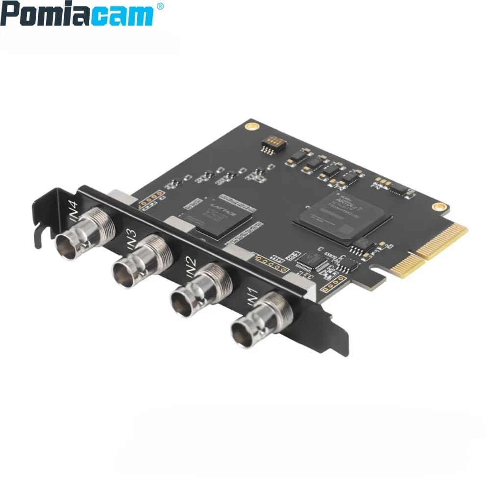 Scheda di acquisizione Pomiacam UC3540S Pro, 1080P60 da HDMI a PCIe x4, colore YUY2, bassa latenza per streaming live, compatibile con Wirecast