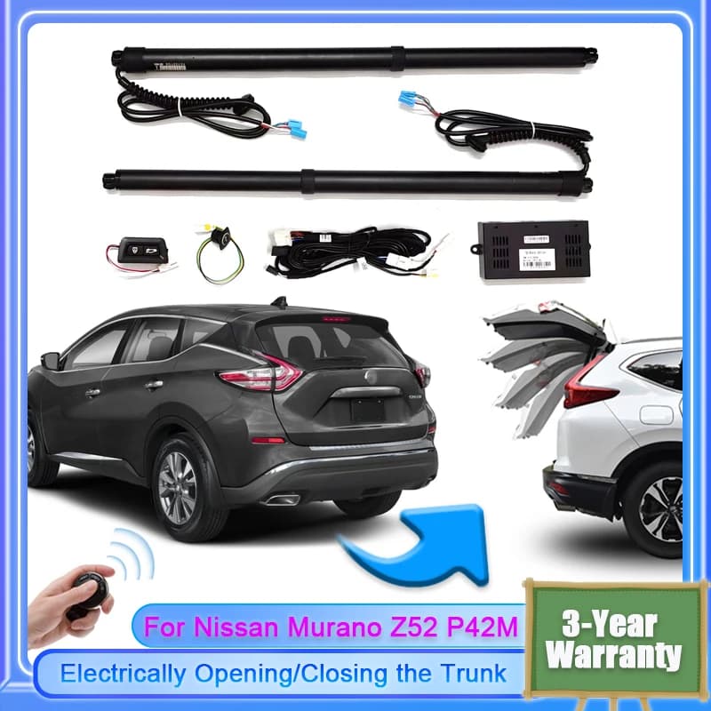 Per Nissan Murano Z52 2014 ~ 2024 Veicolo Elettrico Portellone Ascensore per Baule Apertura Intelligente del Cancello di Coda Soft Close porta dell'auto