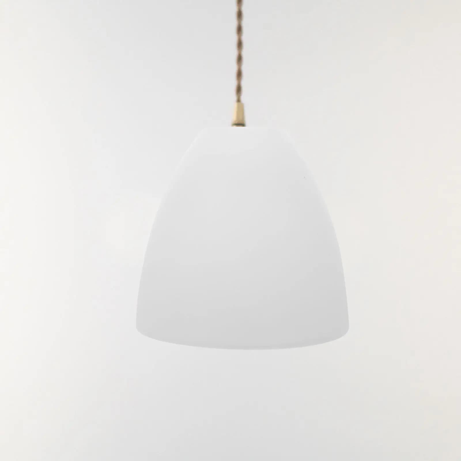 1 Pezzo Paralume in Vetro Satinato con Attacco E27, Coprilampada Semplice ed Elegante per Lampade da Soffitto, da Scrivania e da Parete, Illuminazione d'Atmosfera Calda, Paralume per Casa