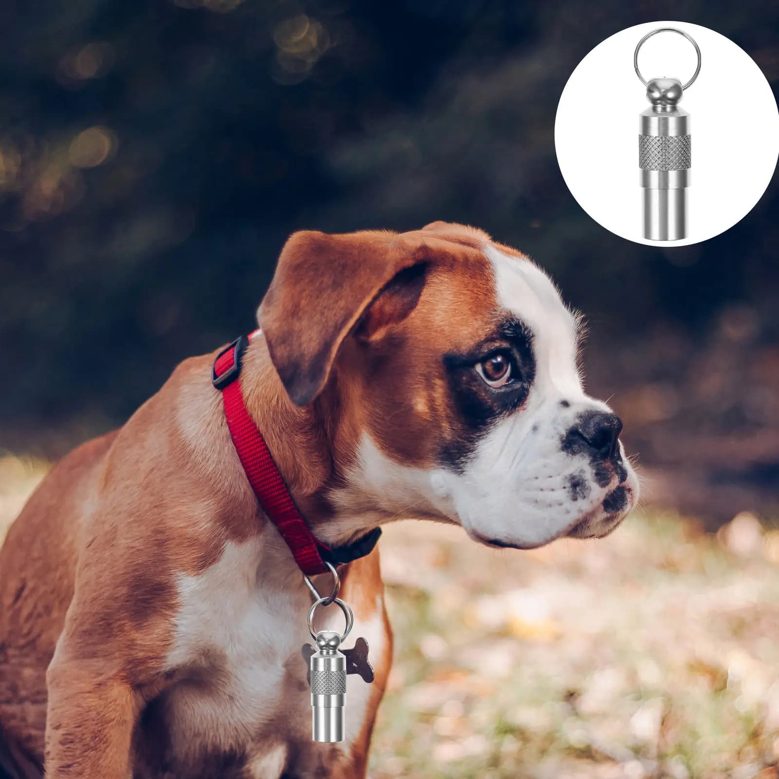 6 Pezzi Targhette Identificative Antismarrimento Leggere per Cani e Gatti, Etichette per Collare, Porta Indirizzo per Animali Domestici, Targhette Personalizzate per Cani