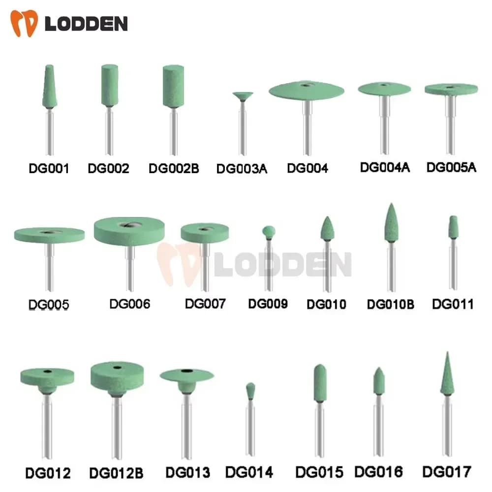 Rettifica dentale Lucidatura Frese Pietre diamantate per Zirconia/AllCeramica Odontoiatria Lucidatura Taglierina Dental Lab Trapani Utensile rotante