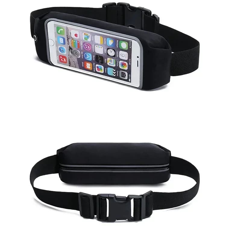 3 Pezzi Marsupio Waterproof for Open Race, Cellular Door with Belt, Sports Accessories with Touch Screen for Jogging and Gym