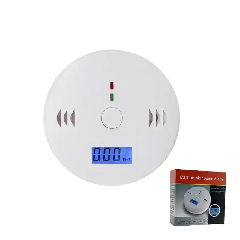 Hot Sale Independent CO Detector with LCD Screen, Built-in 85dB Siren Carbon Monoxide Poisoning Alarm for Home Safety Protection