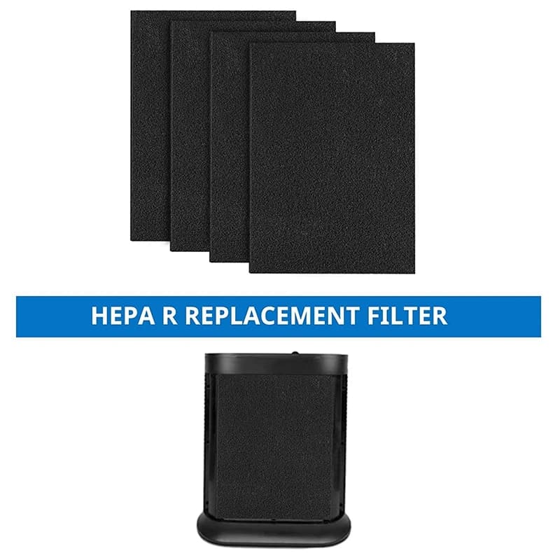 【Offerta flash!】4 prefiltri a carbone attivo di ricambio per purificatore d'aria Honeywell HPA 300/prefiltro A/HRF-AP1, 4 pezzi