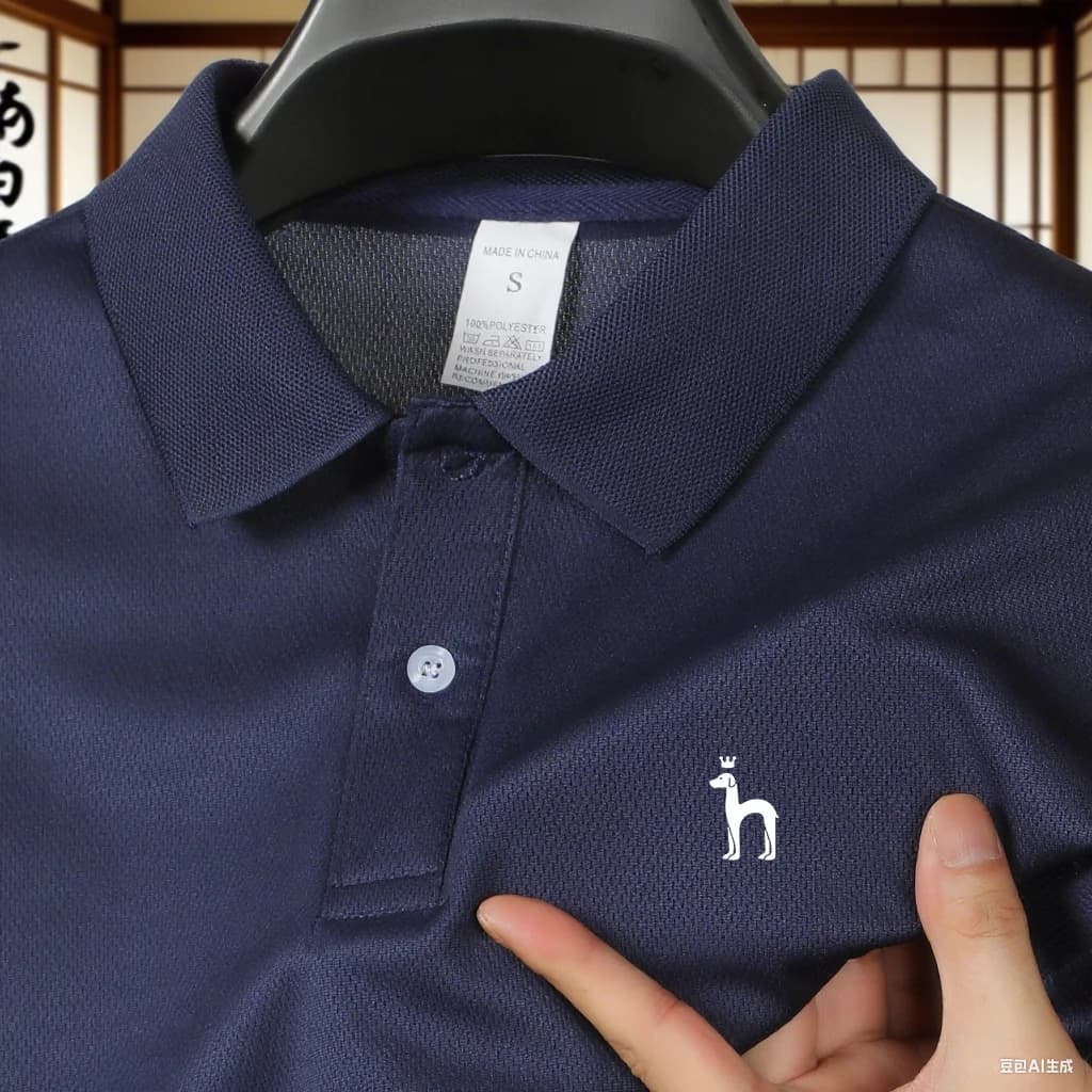 Polo da uomo a maniche corte 2026 Golf, T-shirt sportiva e casual da uomo, top alla moda e semplice a tinta unita