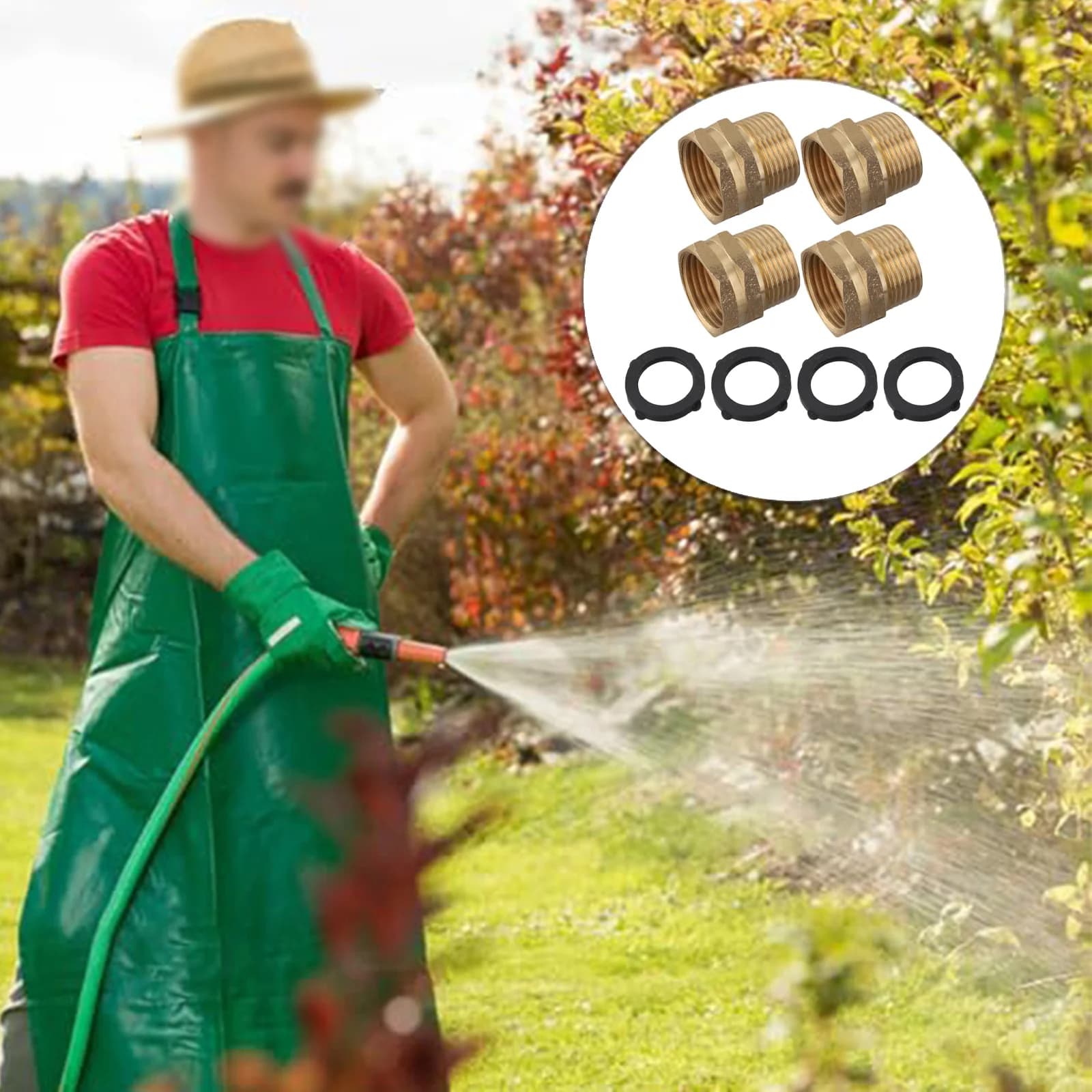 3 4 GHT a NPT Connettore per tubo flessibile Giardinaggio esterno Applicazioni multiple adatte per il giardino per sistemi di irrigazione