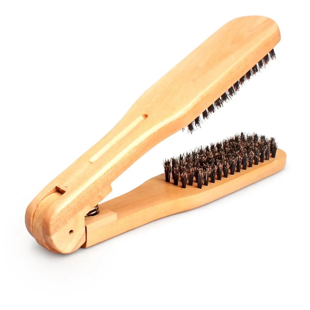 Professional double-sided hair brush for antistatic hair in wood comb for brush hair for smoothing Styling in plywood