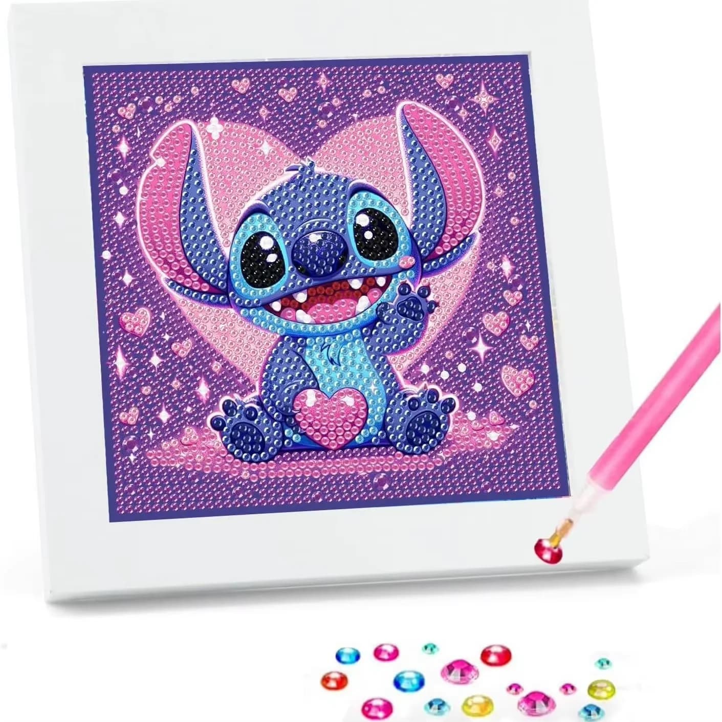 Fa-da-Te Diamond Painting, Diamond Cartoon Stickers for Decoration, Diamond Mosaic Framed for Home Accessories