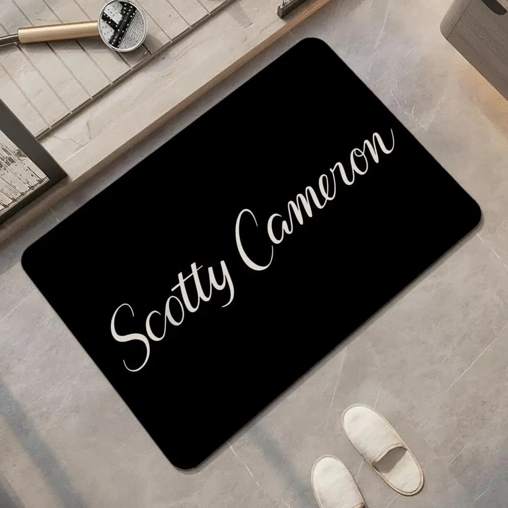 Tappetino da bagno in diatomite Golf Brand S-Scotty C-Cameron, ad asciugatura rapida, assorbente, multiuso