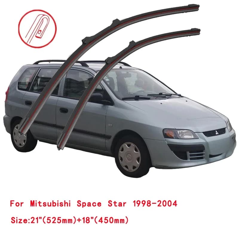 Spazzole tergicristallo anteriori per Mitsubishi Space Star 1998-2024, ricambi per la pulizia del parabrezza
