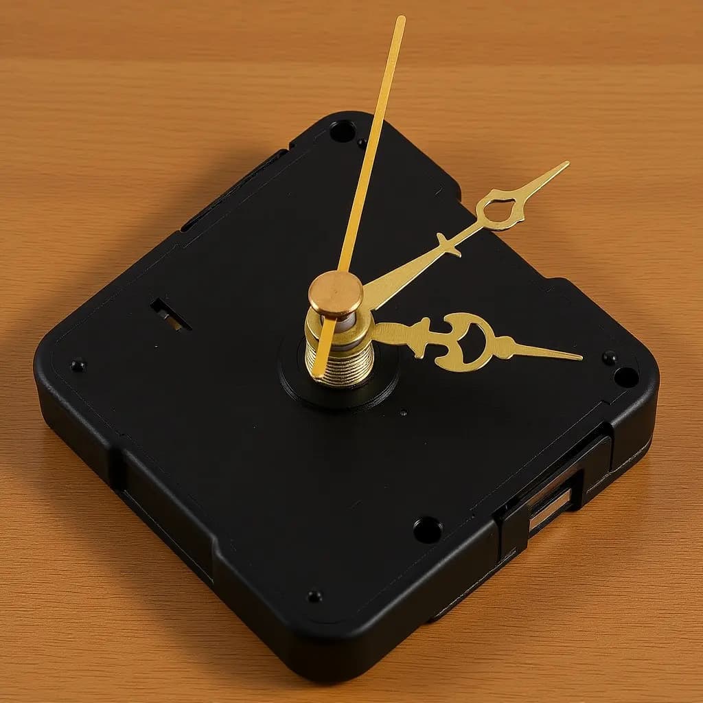 Kit Movimento Orologio da Parete 1 Set, Meccanismo Minimalista in Plastica Fai-da-te Silenzioso, Design Silenzioso ad Alta Precisione, Ricambio per Riparazione