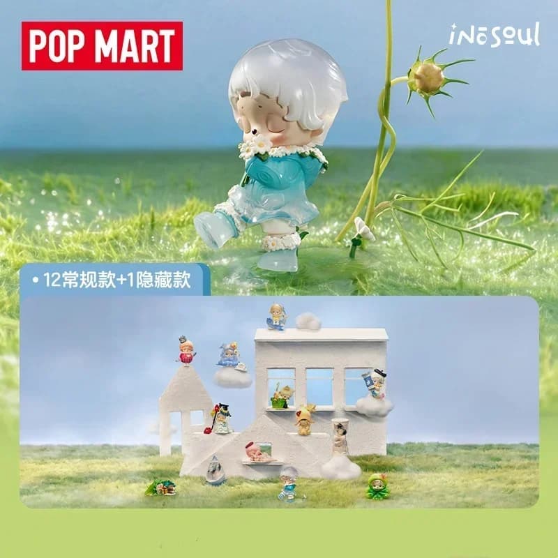 POPMART Inosoul Rainy Reveries Series Blind Box Toys Kawaii Anime Action Figure Caixa Caja Surprise Mystery Box Dolls Girls Gift