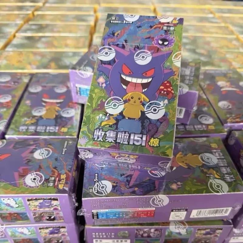 Carte Collezionabili Pokémon PTCG Cinese Semplificato Serie Zhu Zi 151 Gengar Ponyta - Collezione di Carte da Gioco, Hobby, Giocattolo, Regalo