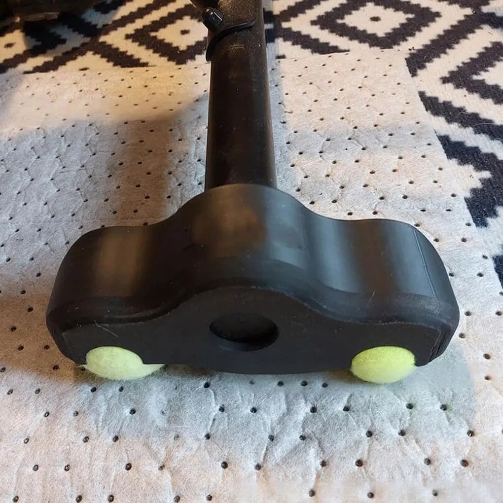 4 Pezzi Piastre Antiscivolo per Bici da Ciclismo Indoor, Cuscinetti Ammortizzanti a Sfera per Allenamento Ciclistico Wahoo Kickr Core