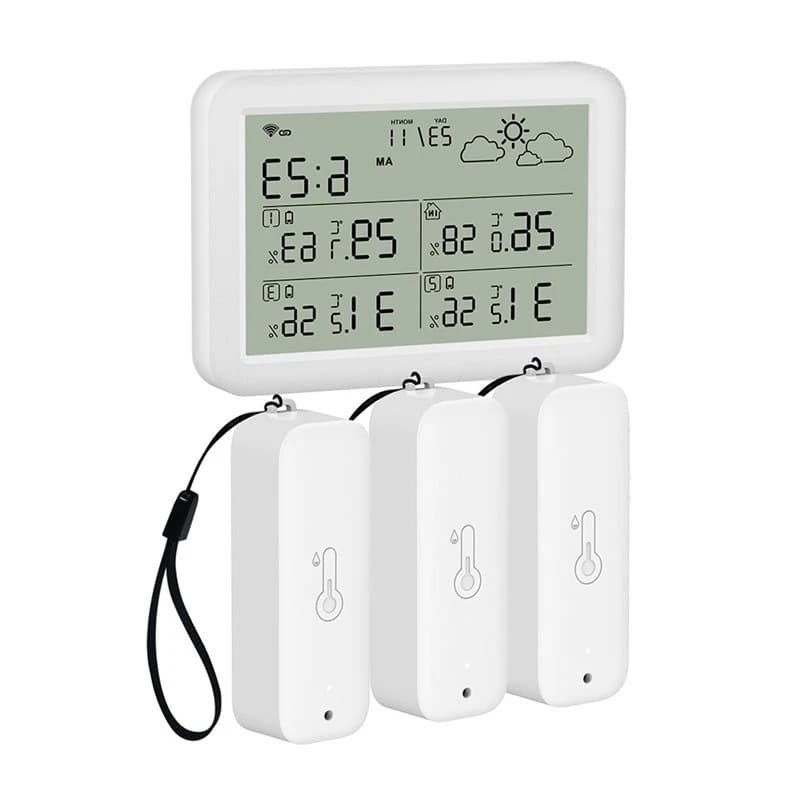 A69EWifi Remote Tuya Smart Hygrometer Thermometer Temperature And Humidity Monitor With App Alert For Home