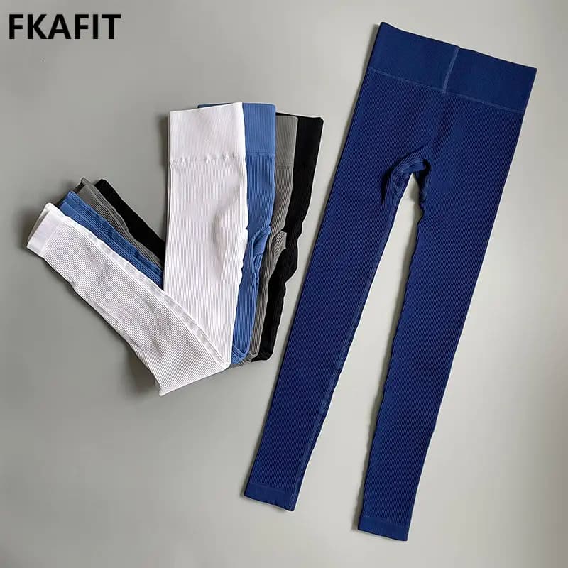 Leggings da palestra da donna senza cuciture Push Up Leggings da allenamento a vita alta Leggings per Fitness pantaloni a figura intera pantaloni sportivi da Yoga