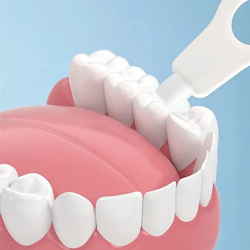 Salviette umidificate portatili per sbiancare i denti, rimuovono le macchie, tamponi per la pulizia dei denti realizzati in polipropilene, facili da trasportare per i viaggi